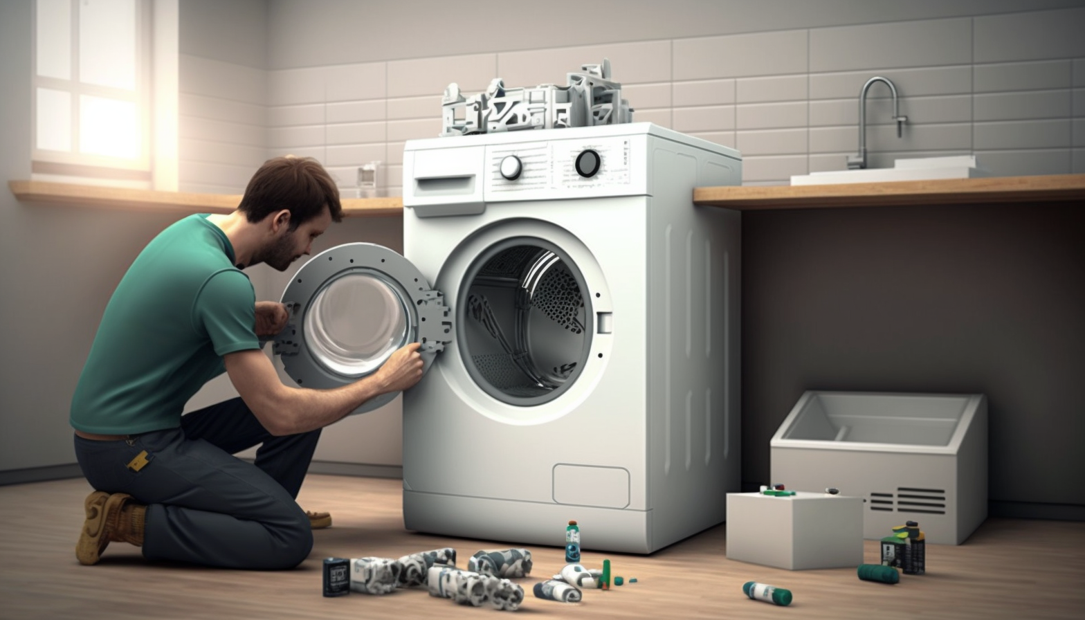 how to install a washing machine